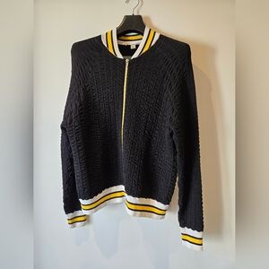 Autumn Cashmere Zip Sweater Size Small